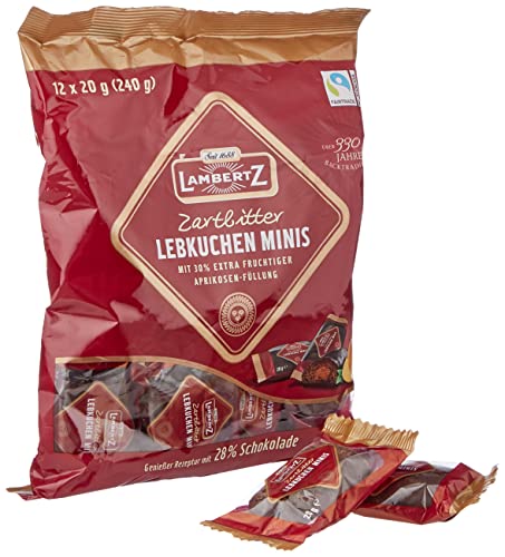 Lambertz Gefüllte Lebkuchen Minis, 240 g, 17181 von Lambertz