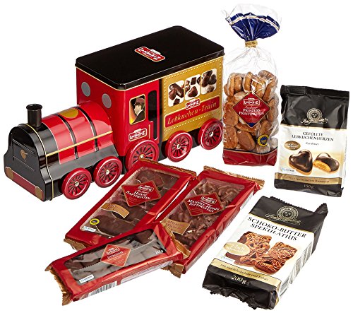 Lambertz Lebkuchenmischung Dose "Lebkuchen-Train", 1er Pack (1 x 825 g) von Lambertz