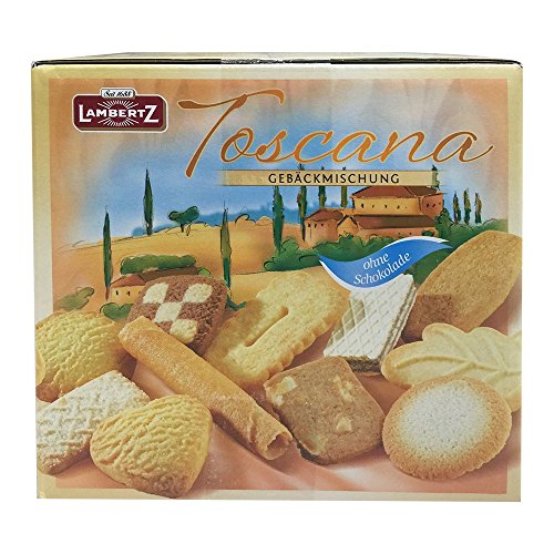 Lambertz Toscana Box 4 x 450g Gebäckmischung Schokoladenfrei von Lambertz