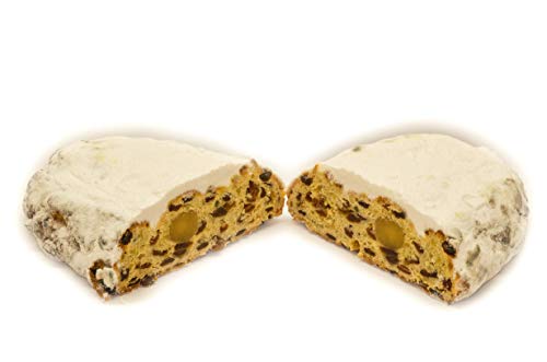 Marzipanstollen 1000g (2Pfd.) gezuckert inklusive Stollenkarton - handwerkliche Herstellung altbewährte Rezeptur - Tradition seit 1911 Landbäckerei Dietrich von Landbäckerei Dietrich