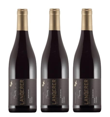 3x 0,75l - 2022er - Landerer - Oberrotweiler Kirchberg - Syrah - Qualitätswein Baden - Deutschland - Rotwein trocken von Landerer