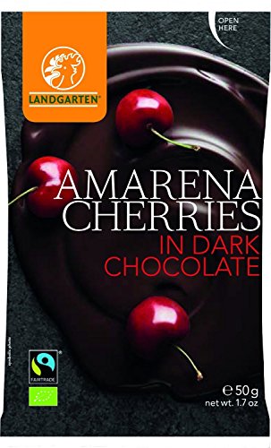 Amarena Kirschen in Dark Choco 50 g von Landgarten