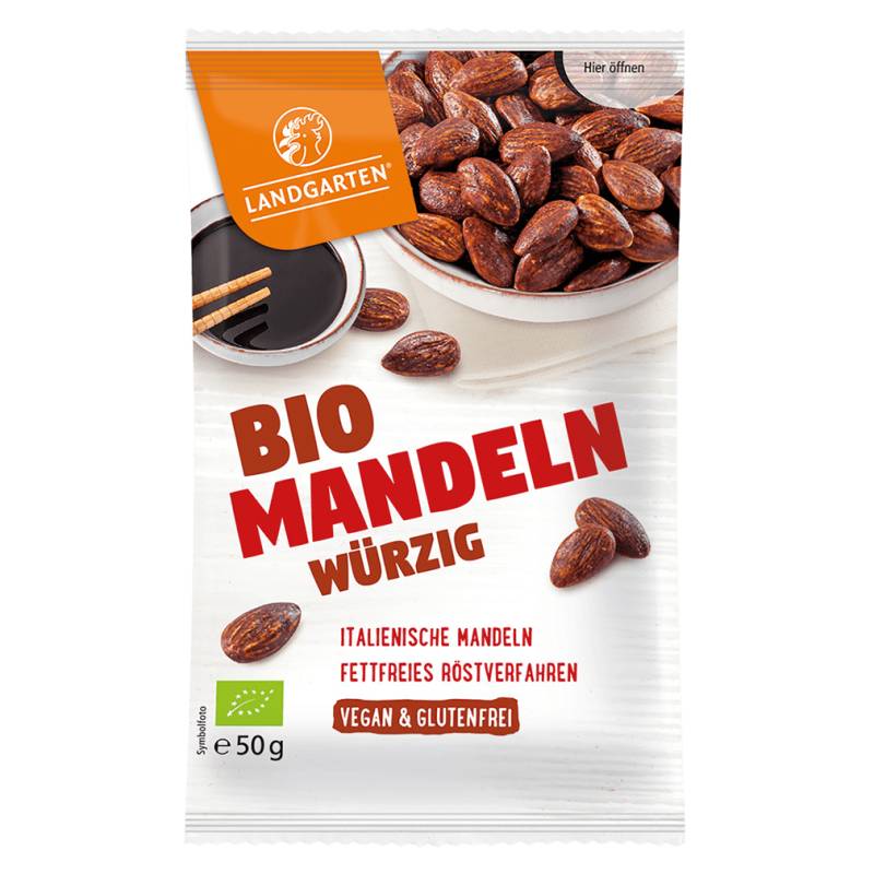 Bio Mandeln Würzig MHD 01.12.24 von Landgarten