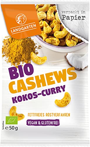 Bio Cashews Kokos-Curry 50g von Landgarten