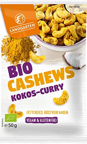 Landgarten Bio Cashews Kokos-Curry, 50 g von Landgarten