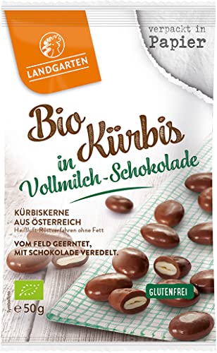 Bio Kürbis in Vollmilch-Schokolade von Landgarten