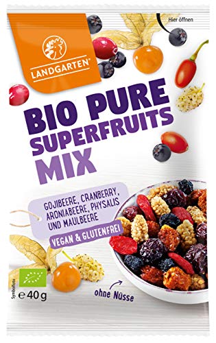 Landgarten Bio Pure Superfruits Mix, 40 g von Landgarten