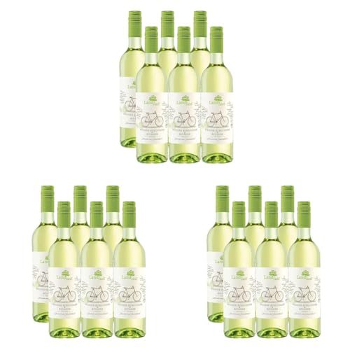 Landlust Weißer Burgunder & Rivaner BIO Weißwein Trocken (6 x 0.75 l) (Packung mit 3) von Landlust