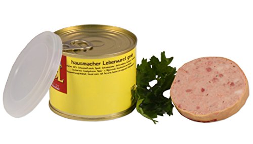 Hausmacher Leberwurst "grob" in der Dose ★ Landmetzger Schiessl ★ ca. 200g von Landmetzger Schiessl