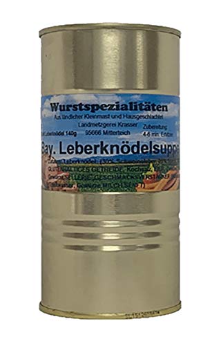 Bayrische Leberknödelsuppe 370ml fix & fertig zubereitet von Landmetzgerei Krasser