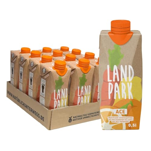 Landpark | ACE-Saft | 36 x 0,5 L Bio-Päckchen | praktisch für unterwegs | pfandfrei von Landpark