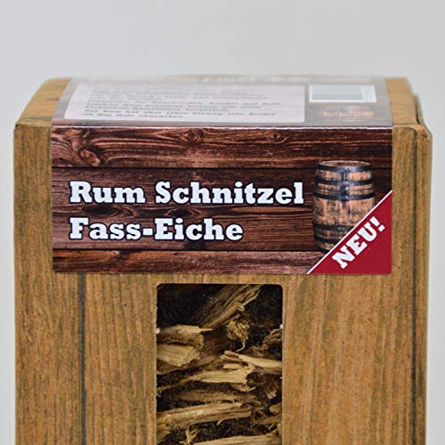 Rum/Whisky/Wein - Räucherschnitzel 1,5L aus Original Fass-Eiche Barrel-Cuttings (Rum) von Landree