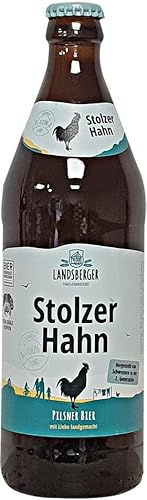 Landsberger Stolzer Hahn - Pilsner Bier | (6,12 oder 18 Flaschen inkl. Pfand) | 6 Flaschen von Landsberger