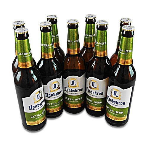 Landskron Edel-Bitter (9 Flaschen à 0,5 l / 5,0% vol.) von Landskron Brauerei Görlitz