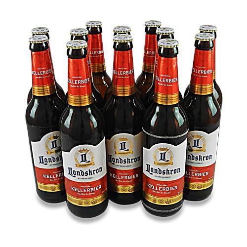 Landskron - Kellerbier (12 Flaschen à 0,5 l / 5% vol.) von Landskron Brauerei Görlitz