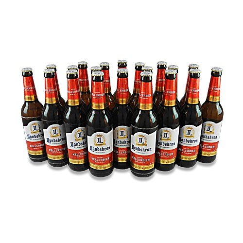 Landskron - Kellerbier (20 Flaschen Bier à 0,5 l / 5,0% vol.) von Landskron Brauerei Görlitz