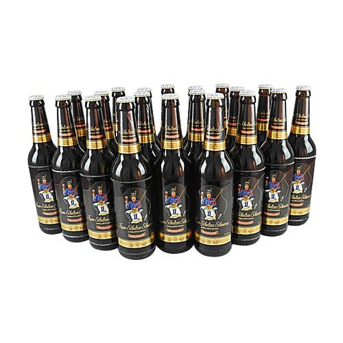 Pupen-Schultzes Schwarzes (20 Flaschen Schwarzbier à 0,5 l / 3,9% vol.) von Landskron Brauerei Görlitz