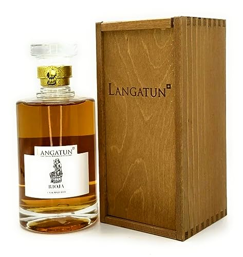 Langatun 1st. Fill Rioja Cask Matured Single Malt Whisky 2017/2023 49,12% vol. 0,5l mit Holzbox von Langatun