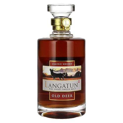 Langatun OLD DEER Swiss Single Malt Whisky 46% Vol. 0,5l von Langatun