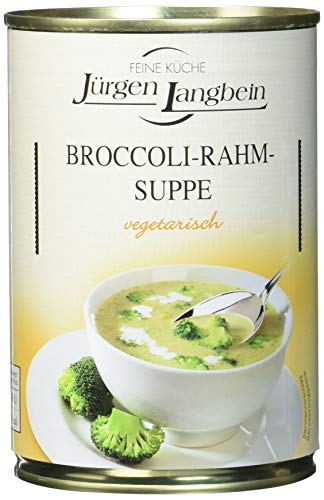 Jürgen Langbein Broccoli-Rahm-Suppe, 6er Pack (6 x 400 ml) von LANGBEIN