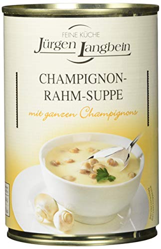 Jürgen Langbein Champignon-Rahm-Suppe, 6er Pack (6 x 400 ml) von LANGBEIN