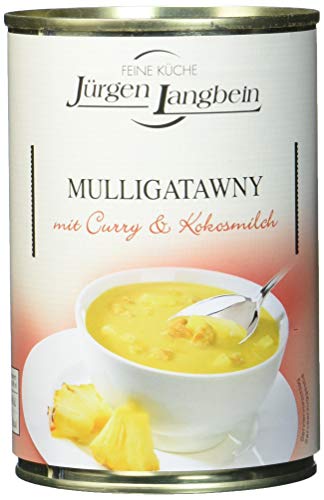 Jürgen Langbein Mulligatawny, Curry-Rahm-Suppe, 6er Pack (6 x 400 ml) von LANGBEIN