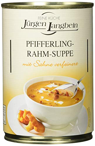 Jürgen Langbein Pfifferling-Rahm-Suppe, 6er Pack (6 x 400 ml) von LANGBEIN