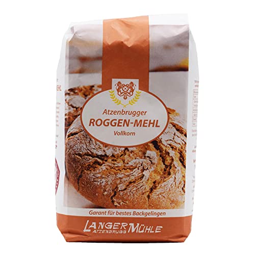 Roggen Vollkornmehl 1kg von Langer Mühle