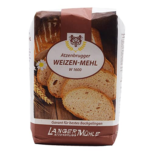 Weizen Mehl W 1600 1kg von Langer Mühle