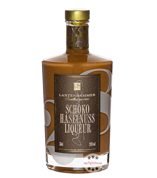 Lantenhammer Schoko-Haselnuss Liqueur (20 % Vol., 0,5 Liter) von Lantenhammer Destillerie