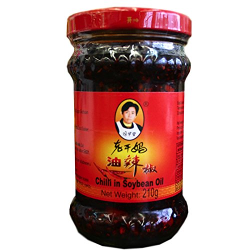 LGM Chilli in Sojabohnen Öl mit Erdnüssen 210g von Lao Gan Ma