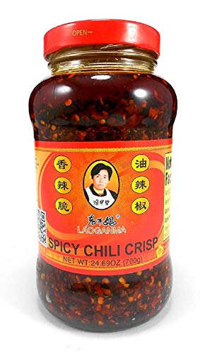 Lao Gan Ma (Laoganma) Spicy Chili Crisp Hot Sauce Family/Restaurant (Chili Oil Sauce), 70 ml (4 Stück) von Lao Gan Ma