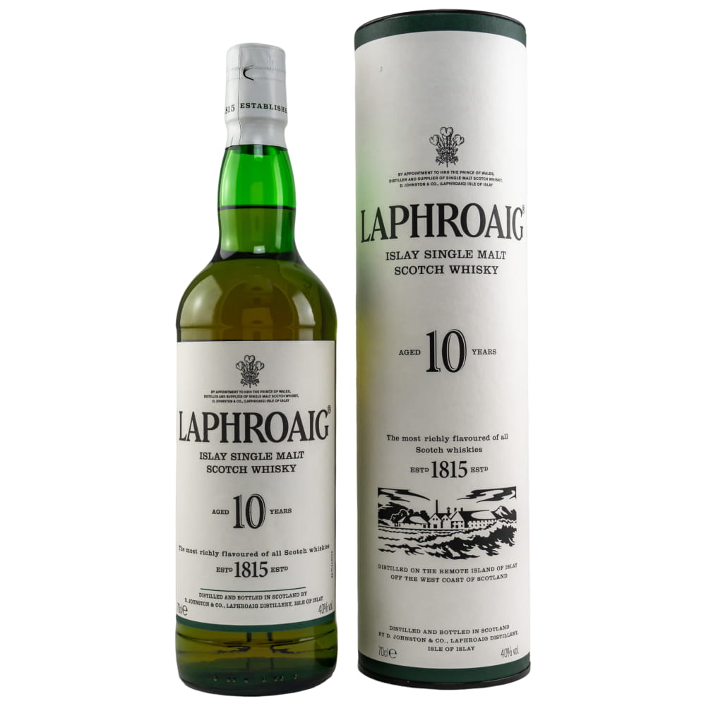 Laphroaig 10 Jahre 40% vol. 0,7 l von Laphroaig