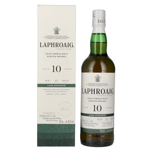 Laphroaig 10 Years Old Cask Strength Batch 17 58,3% Vol. 0,7l in Geschenkbox von Laphroaig