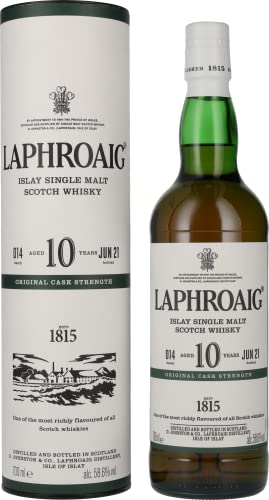 Laphroaig 10 Years Old Original Cask Strength Batch 14 58,6% Vol. 0,7l in Geschenkbox von Laphroaig