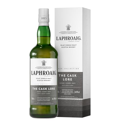 Laphroaig Lore | Islay Single Malt Scotch Whisky | mit Geschenkverpackung | reich und tiefgründig | mit einzigartigem Torfrauch | 48% Vol | 700ml Einzelflasche von Laphroaig