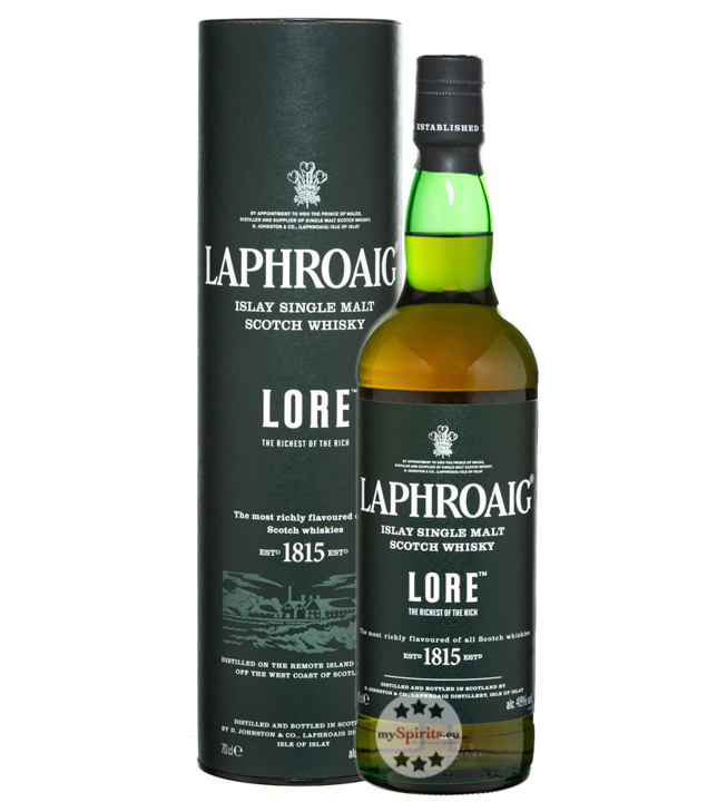 Laphroaig Lore Islay Single Malt Scotch Whisky (48 % Vol., 0,7 Liter) von Laphroaig Distillery