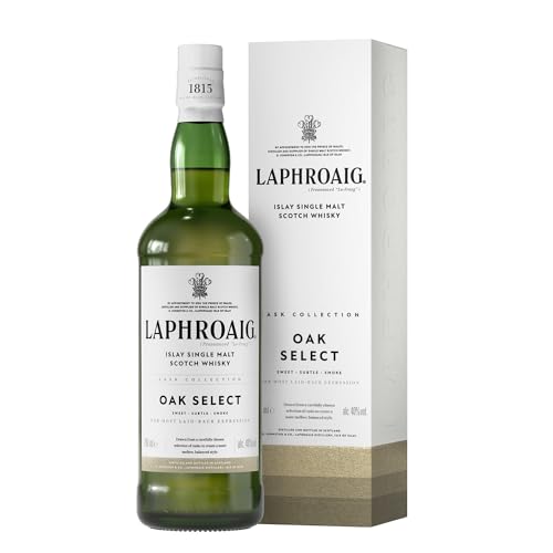 Laphroaig Select | Islay Single Malt Scotch Whisky | mit Geschenkverpackung | sanfter Torfrauch mit süßlichen Noten | 40% Vol | 700ml ( Die Geschenkverpackung kann variieren) von Laphroaig