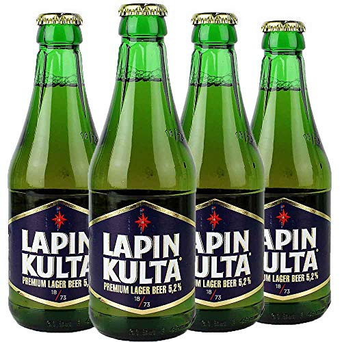 Lapinkulta - 8 x 0,33l - Bier aus Finnland - von.BierPost.com von Lapin Kulta