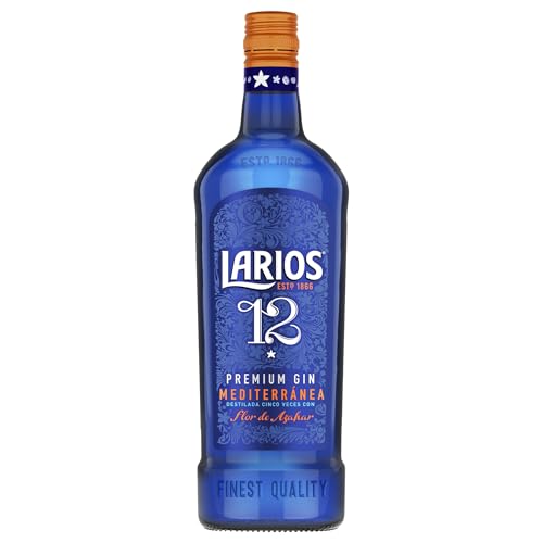 Larios Premium Gin | mediterraner Premium Orange Blossom Gin mit zarten und erfrischenden Nuancen | perfekt für Longdrinks und Cocktails | 40 % vol | 700 ml von LARIOS