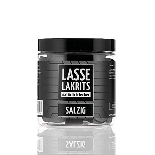 Lasse Lakrits - Dose Lakritz Salzig 165g von LASSE LAKRITS