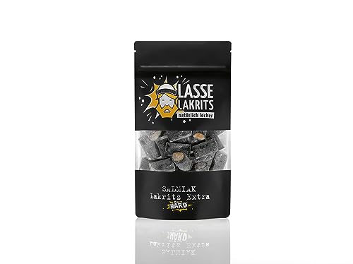 Lasse Lakrits - Salmiak-Lakritz extra stark 100g von Lasse Lakrits