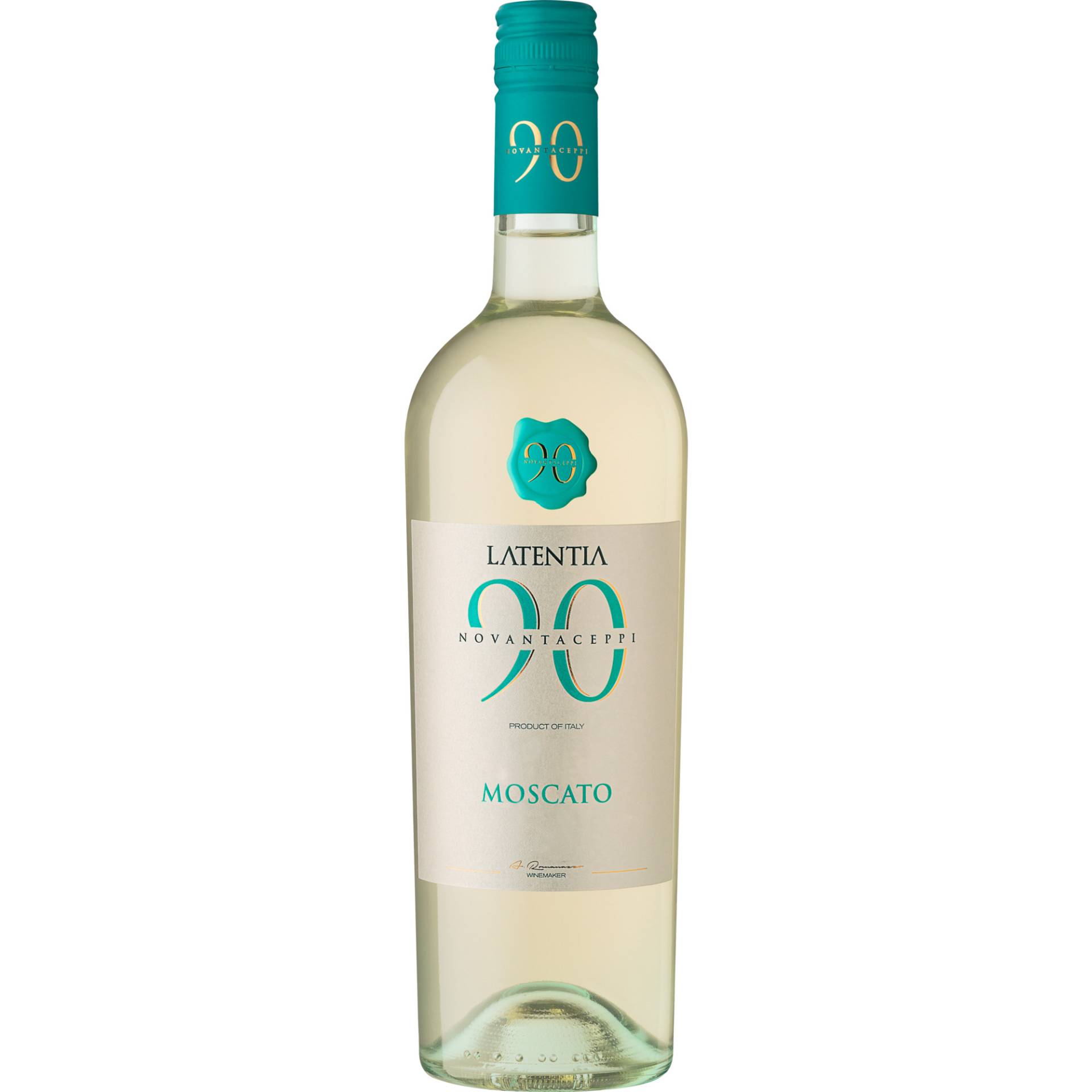 Novantaceppi Moscato, Puglia IGT, Abruzzen, 2023, Weißwein von Latentia Winery SPA, 74014 Laterza - Italia