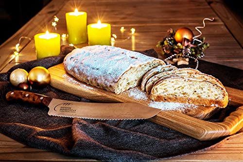 Original Thüringer Mandelstollen I Christstollen - täglich frisch gebacken I Inkl. Geschenkkarton I 1kg und 1,5 kg erhältlich (1000) von Laudenbach