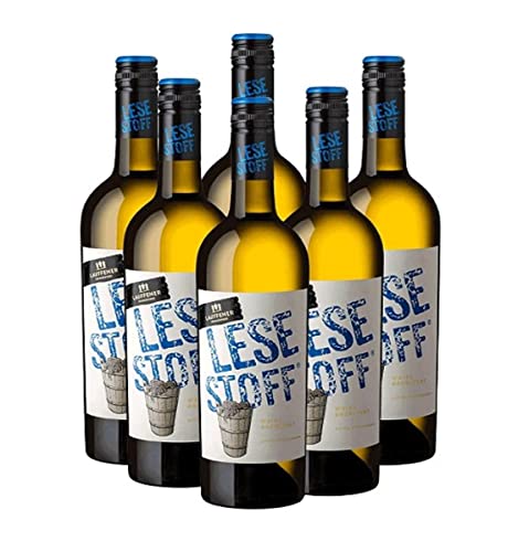 LAUFFENER WEINGÄRTNER - 2021 LESESTOFF® Cuvée Weißgekeltert | Ein außergewöhnlicher, weiß gekelterter Wein mit fruchtigem Geschmack und vollmundiger Textur. | Inhalt: 6 x 0,75 l und 11,5% vol. von Lauffener Weingärtner
