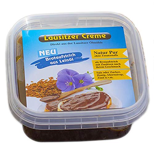 Lausitzer Creme - Leinöl-Brotaufstrich ohne Zusatzstoffe, vegan, 200g von Lausitzer Ölmühle