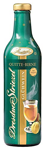 Dresdner Strietzel Quitte-Birne Glühwein mit dem Motiv der Dresdner Stadtsilhouette 6 x 0,75l in der EW Glasflasche von Lausitzer