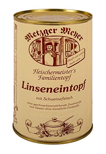 Linseneintopf , die deftige Linsensuppe im 6er Pack / eine Büchse mit 1200ml Inhalt von Lausitzer