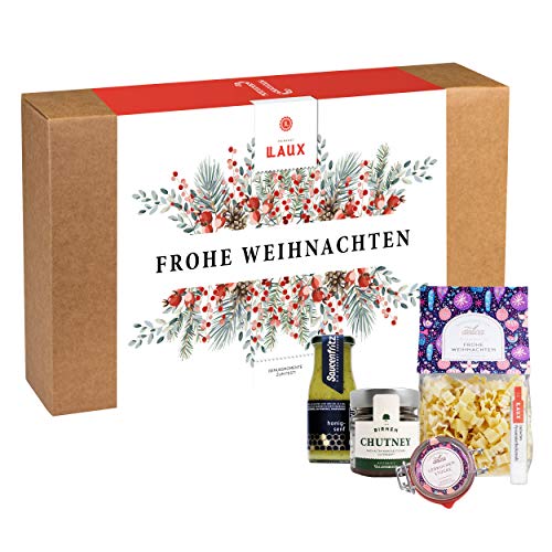 LAUX Feinkost Frohe Weihnachten Geschenkset in toller Geschenkbox von Laux