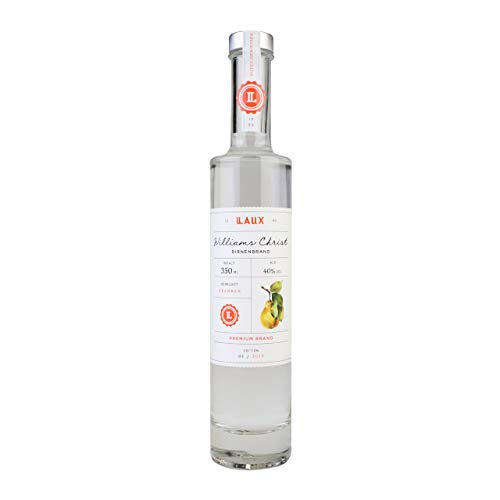 LAUX Williams Christ Birnenbrand - Premium Spirituose, Birnen Schnaps – Fruchtige, Samte Noten & Süßes Aroma - Hochwertige Zutaten - 40% Vol. & 0,35 L von Laux